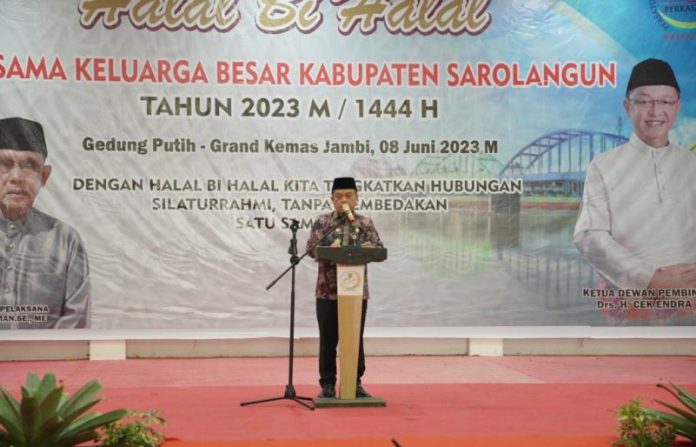 gub jambi_halal bihalal_koranpelita.co