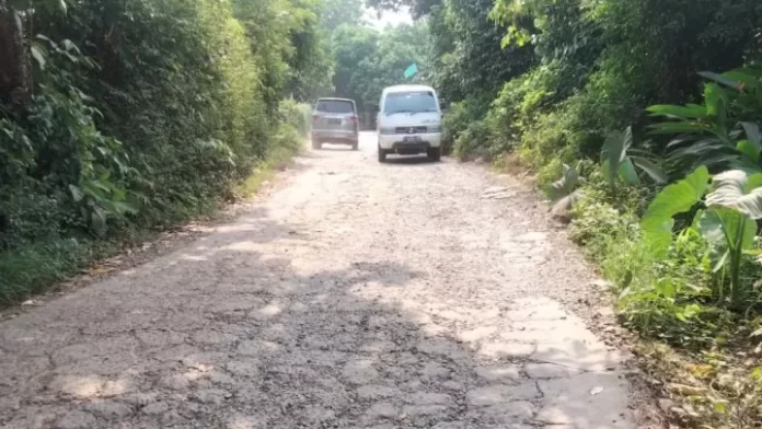 Jalan Rusak di Desa Muktijaya Tak Kunjung Dapat Perhatian Pemkab Bekasi