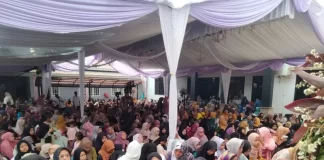 Maulid Tingkat Desa Muktijaya Meriah, Warga Antusias Berdatangan