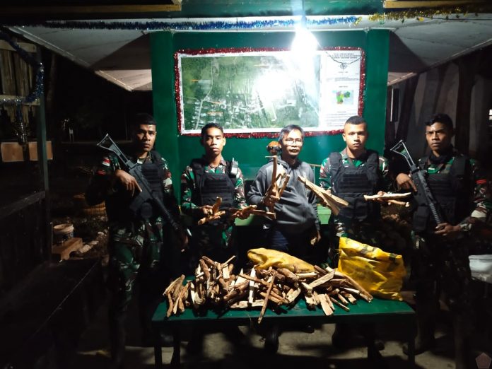 Satgas Pamtas RI RDTL Sektor Timur Yonif 742 Satya Wira Yudha