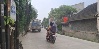 Kondisi Jalan Kalikembang Desa Cijengkol