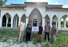 PTPN IV Regional IV Bangun Tempat Wudhu dan Toilet Masjid