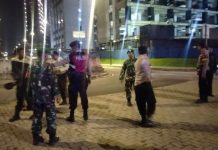 Pererat Sinergitas TNI-Polri, Koramil 03/Legok Patroli Gabungan Bersama Polsek