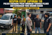 Respons Cepat 110, Polisi Temukan Kendaraan Hilang