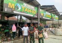 Kemhan dan TNI Bantu Penanganan Sampah di Cikarang Barat