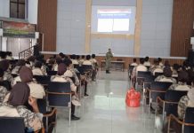 Danramil 12/Rajeg Edukasi Ratusan Kadet KKRI Tentang Bahaya Narkoba
