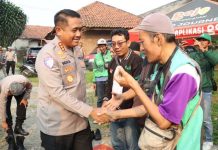 Sambut Hari Bhayangkara ke-80, Polresta Tangerang Gelar Baksos Bersama Komunitas Ojol