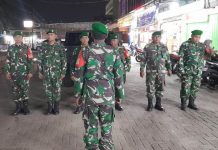 Koramil 13/Cisoka Kodim 0510/Trs Perkuat Patroli Malam, Cegah Aksi Kejahatan