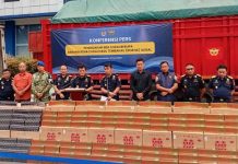 Bea Cukai Merak Gagalkan Penyelundupan 8,2 Juta Batang Rokok Ilegal Tujuan Lampung