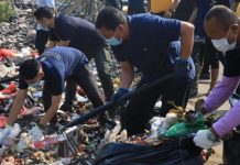 Bupati Tangerang Bersama Kapolresta Tangerang Bersihkan Sampah di Balaraja