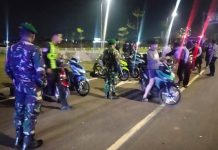 Cegah Balap Liar , Personel Koramil 03/Legok Intensifkan Patroli Malam