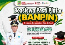 Pemkab Bekasi Buka 100 Beasiswa BANPIN Gratis S1 Sampai Lulus, Ini Cara Daftarnya