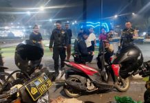 Patroli Rutin Polres Metro Tangerang Kota Gagalkan Aksi Curanmor, Tiga Pemuda Diamankan Bawa Kunci T