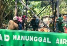 TNI AD Manunggal Air, Kodim 0510/Trs Korem 052/Wkr Bangun Sarana Air Bersih di Desa Kandawati