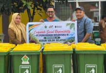 Destinasi Wisata Solsel Kinclong, PTPN IV Regional Sebar 10 Tong Sampah