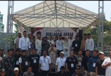 Dulloh Syafe’i Deklarasi Akbar, Serukan Persatuan Warga Sumberjaya Jelang Pilkades