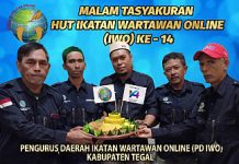 PD IWO Kabupaten Tegal Gelar Syukuran HUT ke-14, Tegaskan Komitmen Profesionalisme Jurnalistik