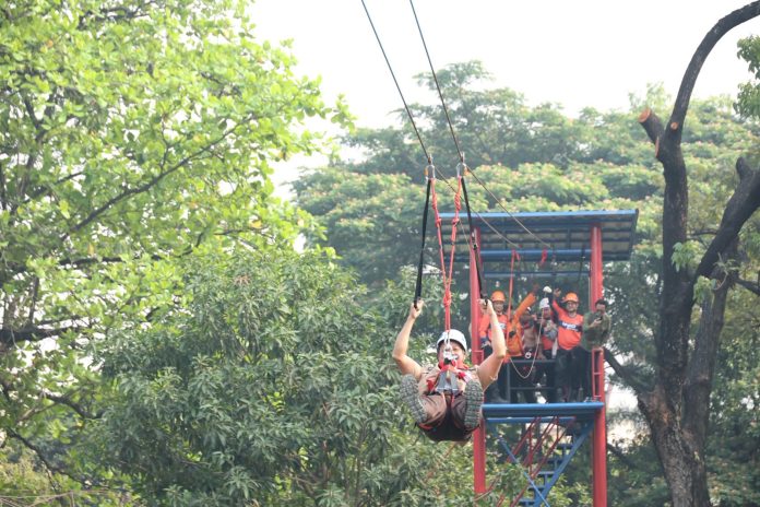 edukasi kebencanaan flying fox