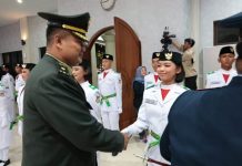 Kasdim 0510/ Tigaraksa Hadiri Pengukuhan Paskibraka Kabupaten Tangerang