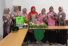 Persit KCK Ranting 15 Cabang XXIV 0510 Semarakkan HUT ke- 81 RI, Lomba Tumpeng Bernuansa Merah Putih