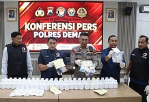 1,5 Bulan, Polres Demak Ungkap 8 Kasus Narkotika