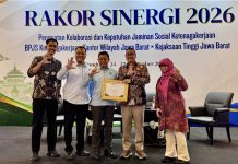 Terima Penghargaan dari BPJS Naker, Kajari Kota Bogor: Jadi Motivasi Bersinergi Tingkatkan Kepatuhan Badan Usaha