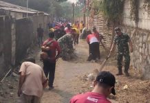Danramil 03/Legok Pimpin Karya Bakti Gerakan Nasional Indonesia ASRI