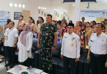 Kasdim 0510/Trs Lauching Ekstrakurikuler Korps Kadet KKRI di SMKN 4