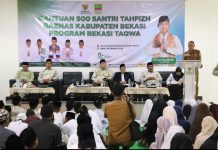 Rp500 Juta untuk 500 Penjaga Kalamullah, Baznas Bekasi Bikin Santri Tersenyum
