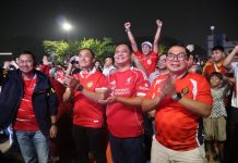 Timnas Juara, Warga Bekasi Tumpah di Taman Sehati