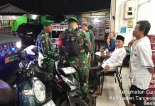 Pastikan Wilayah Aman, Koramil 02/Curug Gelar Patroli Malam